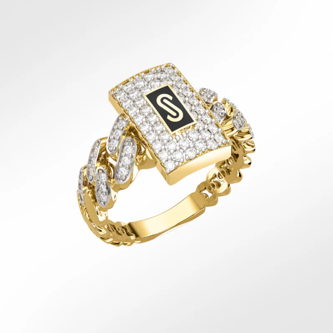 Women's Ring - Monaco Chain Classic Swarovski